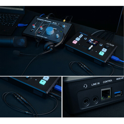 Feelworld L1 PLUS Multi Camera Video Mixer Switcher 2